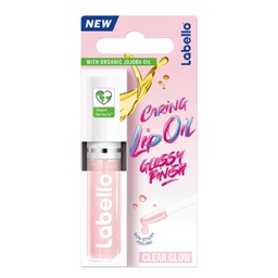 [4005900943774] Labello Caring Lip Oil Glossy Finish Clear Glow